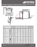 Предварительный просмотр 2 страницы Smeg SA112-8 Specification