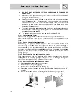 Preview for 18 page of Smeg SA301X Product Manual