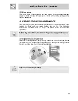 Preview for 19 page of Smeg SA301X Product Manual