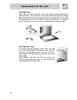 Preview for 20 page of Smeg SA301X Product Manual