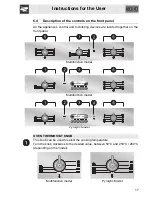 Предварительный просмотр 17 страницы Smeg SA304X-8 Operating And Installation Manual