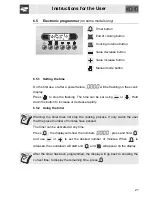 Preview for 21 page of Smeg SA304X-8 Operating And Installation Manual