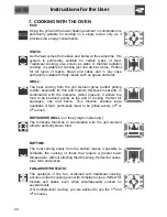 Preview for 24 page of Smeg SA304X-8 Operating And Installation Manual