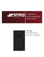 Smeg SA312XA Installation And Operating Instructions Manual preview