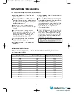 Предварительный просмотр 7 страницы Smeg SA35MX Installation And Operating Instructions Manual