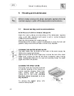 Предварительный просмотр 24 страницы Smeg SA4510X1 Instruction Manual