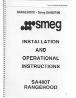 Smeg SA480T/90 Installation And Operational Instructions preview