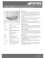 Smeg SA550-1X60 User Manual preview