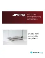 Smeg SA550X60 Installation And Operating Instructions Manual preview