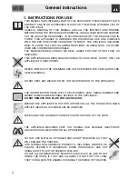 Preview for 2 page of Smeg SA561X-8 Instructions For The Use