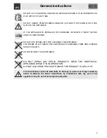 Preview for 5 page of Smeg SA561X-8 Instructions For The Use