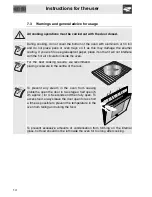 Preview for 12 page of Smeg SA561X-8 Instructions For The Use