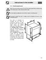 Preview for 27 page of Smeg SA561X-8 Instructions For The Use