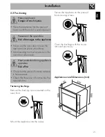 Preview for 21 page of Smeg SA562X Instruction Manual