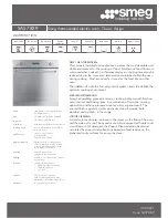 Smeg SA578X-9 Specification preview