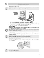 Предварительный просмотр 15 страницы Smeg SA62MFX5 Instruction Manual