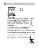 Предварительный просмотр 19 страницы Smeg SA62MFX5 Instruction Manual