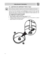 Предварительный просмотр 22 страницы Smeg SA62MFX5 Instruction Manual