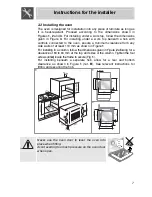 Предварительный просмотр 5 страницы Smeg SA702X-5 Instruction Manual