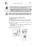 Предварительный просмотр 20 страницы Smeg SA8211X Instruction Manual