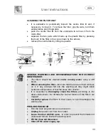 Предварительный просмотр 34 страницы Smeg SA8211X Instruction Manual