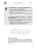 Предварительный просмотр 19 страницы Smeg SA8605XT8 Instruction Manual