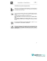 Предварительный просмотр 8 страницы Smeg SA8605XTD Installation And Operating Instructions Manual