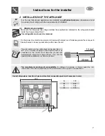 Предварительный просмотр 5 страницы Smeg SA9058X Instruction Manual