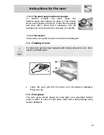 Preview for 31 page of Smeg SA9065XS Instructions For Installation And Use Manual