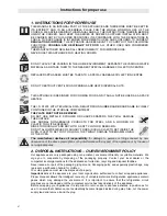 Preview for 2 page of Smeg SA9066CER Instructions For Installation And Use Manual