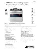 Предварительный просмотр 1 страницы Smeg SA9066XS Brochure & Specs