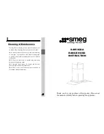 Preview for 1 page of Smeg SA950CXA Instruction Manual