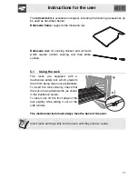 Предварительный просмотр 9 страницы Smeg SAC399X-8 Manual