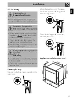 Предварительный просмотр 23 страницы Smeg SAC578X Manual