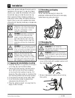 Предварительный просмотр 9 страницы Smeg SAWS 8160-1 User Manual