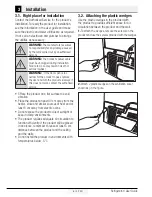 Предварительный просмотр 7 страницы Smeg SBS63NED Instruction Manual