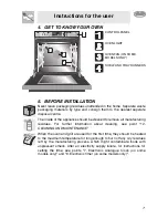 Предварительный просмотр 5 страницы Smeg SC04MFX Instructions For Installation And Use Manual