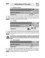 Предварительный просмотр 20 страницы Smeg SC04MFX Instructions For Installation And Use Manual