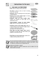 Preview for 6 page of Smeg SC106-2 Instructions Manual