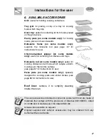 Preview for 6 page of Smeg SC112-2 Instructions For Use Manual