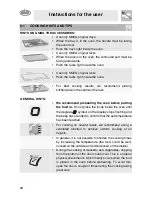 Preview for 21 page of Smeg SC112-2 Instructions For Use Manual