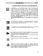 Preview for 2 page of Smeg SC170-6 Instruction Manual