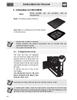 Preview for 8 page of Smeg SC351X-8 Manual