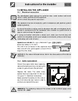 Предварительный просмотр 37 страницы Smeg SC381X-8 Manual