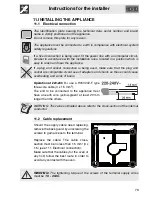 Preview for 37 page of Smeg SC436N-8 Manual