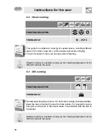 Preview for 18 page of Smeg SC709XSA Manual