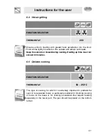 Preview for 19 page of Smeg SC709XSA Manual