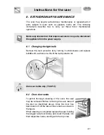 Preview for 29 page of Smeg SC709XSA Manual