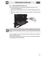 Preview for 27 page of Smeg SC800A-8 Manual