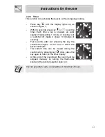 Preview for 10 page of Smeg SCA705X Operating And Installation Instructions